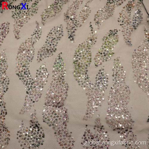 Glitter Crepe Fabric Multifunctional Glitter Organza Fabric Roll For Wholesales Supplier